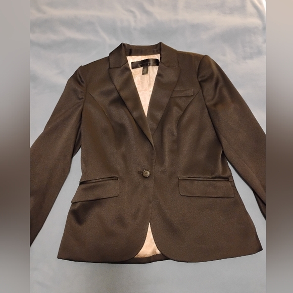 Women's Black Blazer size 8 brand : apostrophe - Picture 2 of 5